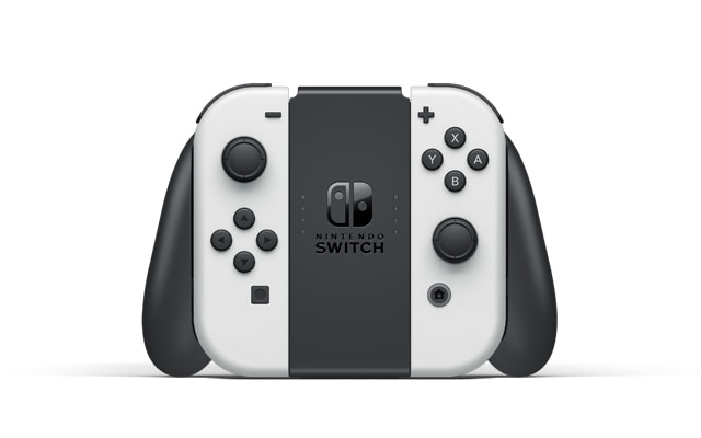 White joy con deals grip