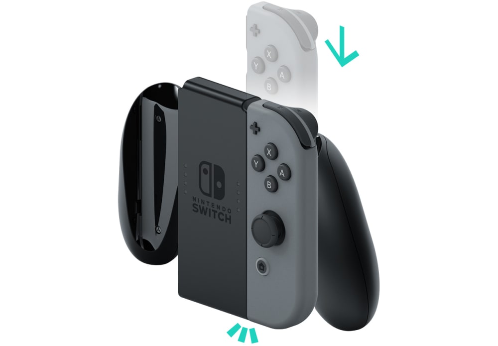 How to use hot sale joy con grip