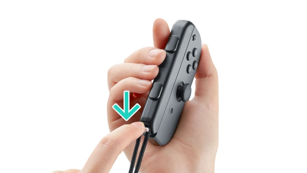 Joy con wrist on sale strap buttons