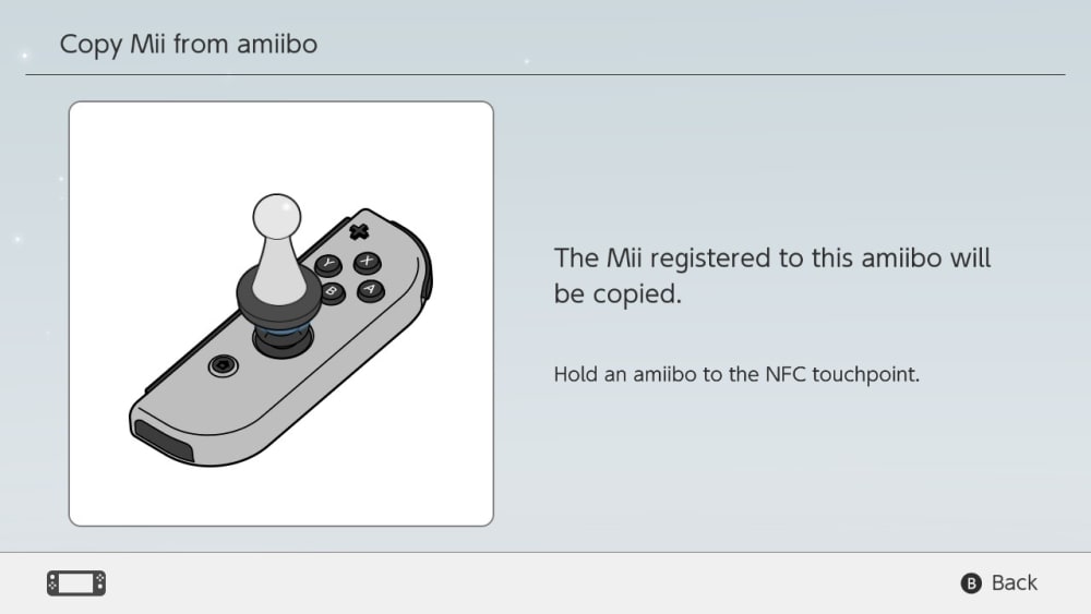 Nintendo Support: How to Create a Mii on Nintendo Switch