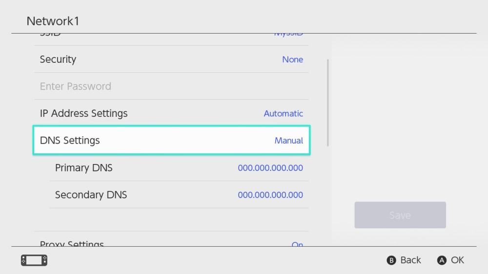 Nintendo system settings electronic 2024 manual