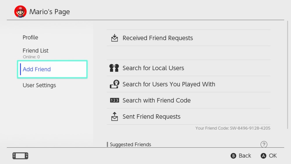 Nintendo Support How to Add Friends