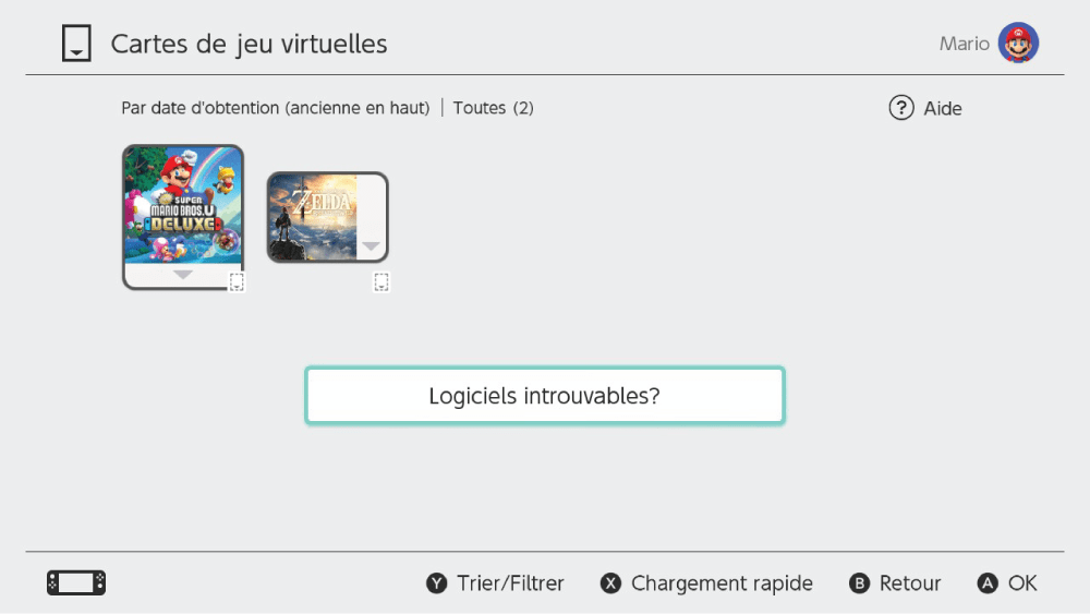 Software Displays “Purchased” in the Nintendo Switch eShop