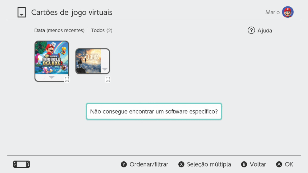 Software Displays “Purchased” in the Nintendo Switch eShop