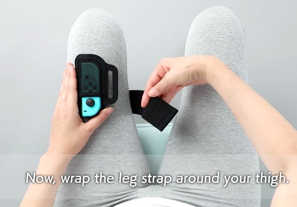 Nintendo Support: How to Attach the Leg Strap Accessory