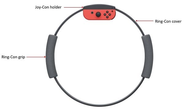 Nintendo Support: Ring-Con Diagram