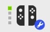 Button Mapping: Joy-Con controllers detached from the system showing a wrench icon