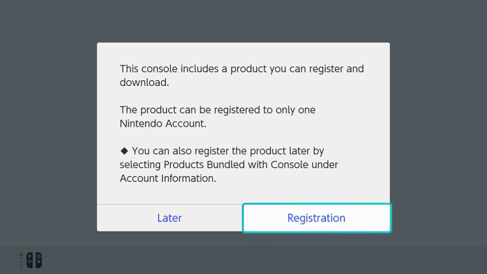 Nintendo register hot sale console