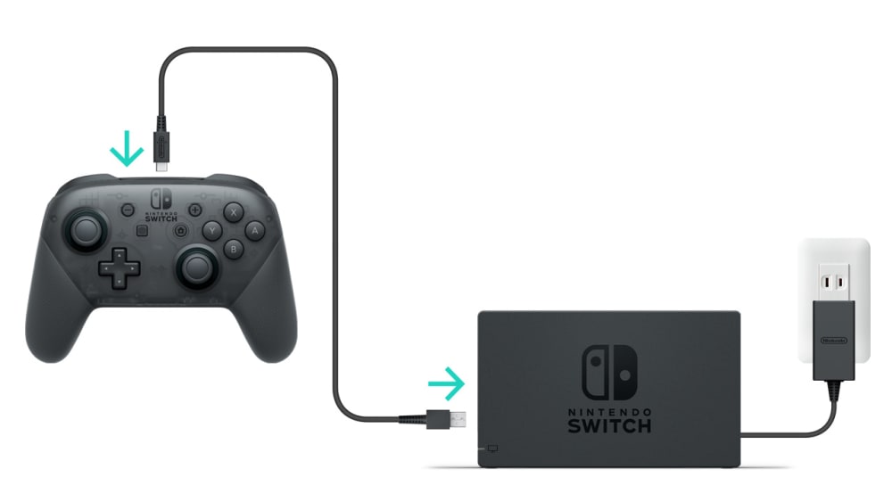 Nintendo Support: How to Charge the Nintendo Switch Pro Controller