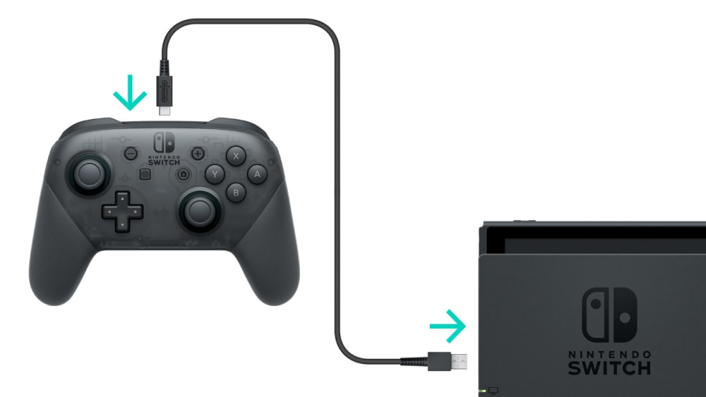Assistance Nintendo : Comment utiliser la manette Nintendo Switch Pro comme  manette filaire