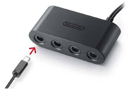 GameCube Controller Adapter (Nintendo Switch)
