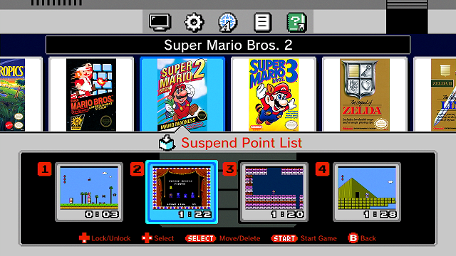 Nintendo nes shop classic game list